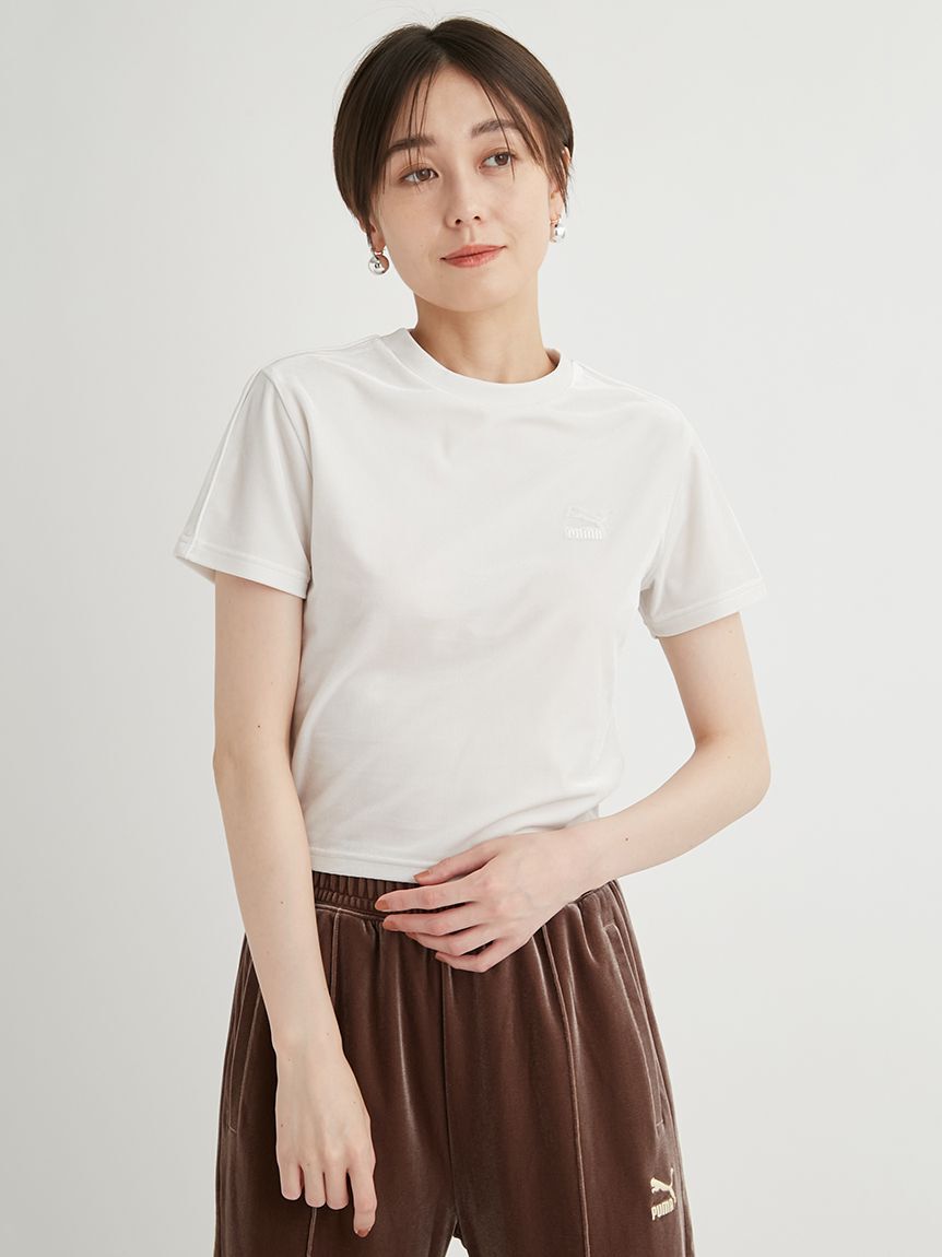 PUMA「【emmi&times;PUMA】T7 TEE」|Tシャツ・カットソー|