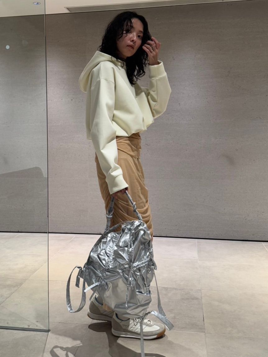 emmi atelier「【IPSA/emmi】ダンボールフーディートップス」|Tシャツ・カットソー|