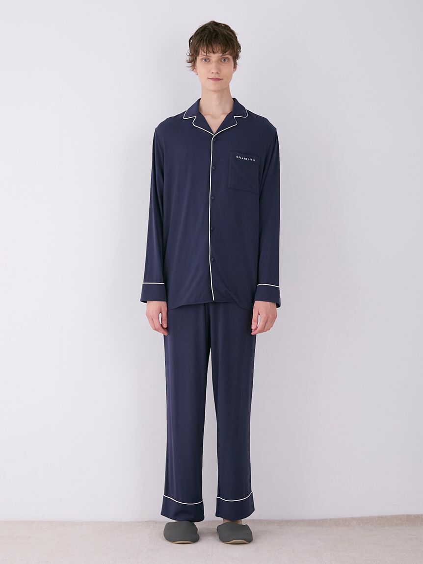 GELATO PIQUE HOMME「【HOMME】パイピングロングパンツ」|ルームウェア|