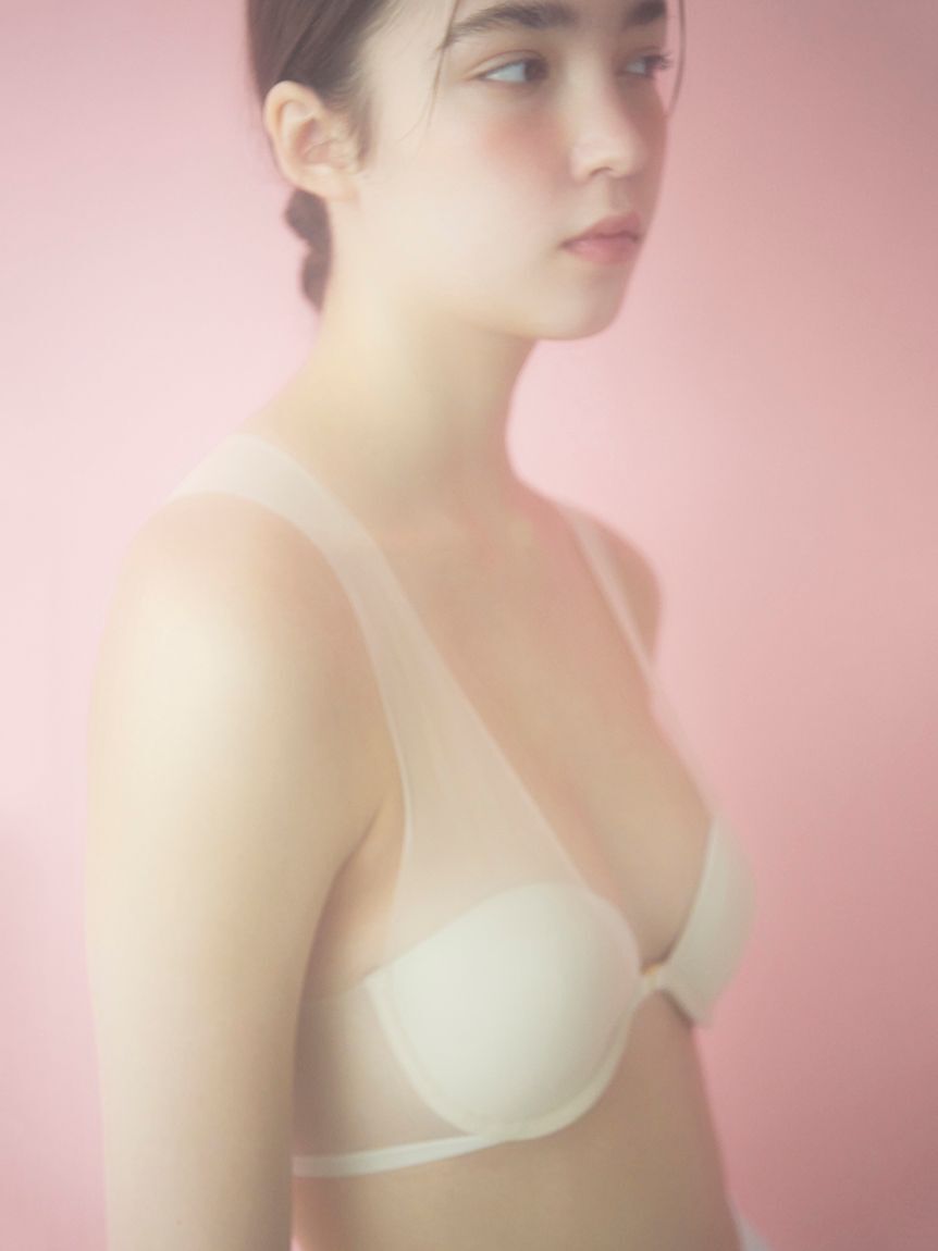 LILY BROWN Lingerie「【LILY BROWN Lingerie】シアーファンデブラ」|インナー|BEG