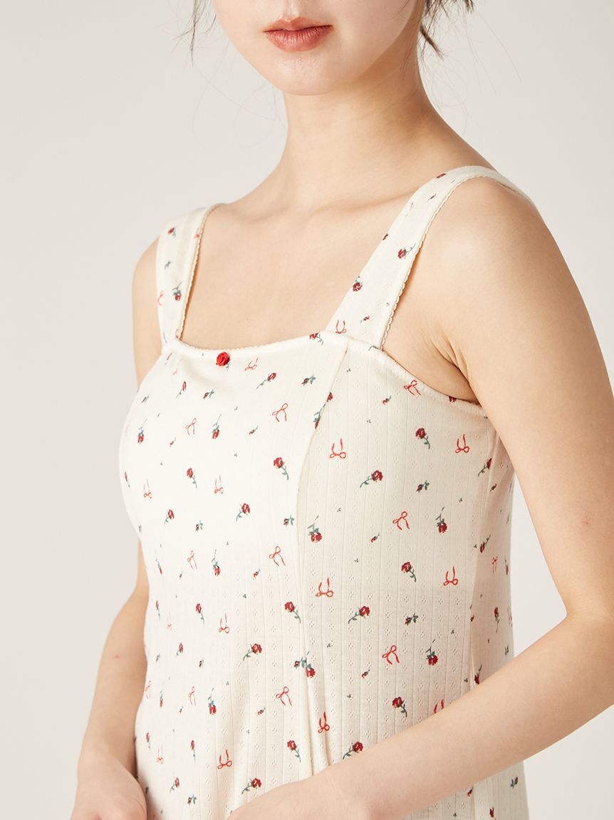 LILY BROWN Lingerie「【LILY BROWN Lingerie】ナイトブラドレス/プティ ローズ」|ルームウェア|