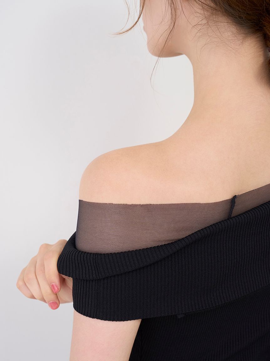 LILY BROWN Lingerie「【LILY BROWN Lingerie】シアーファンデブラトップス」|インナー|