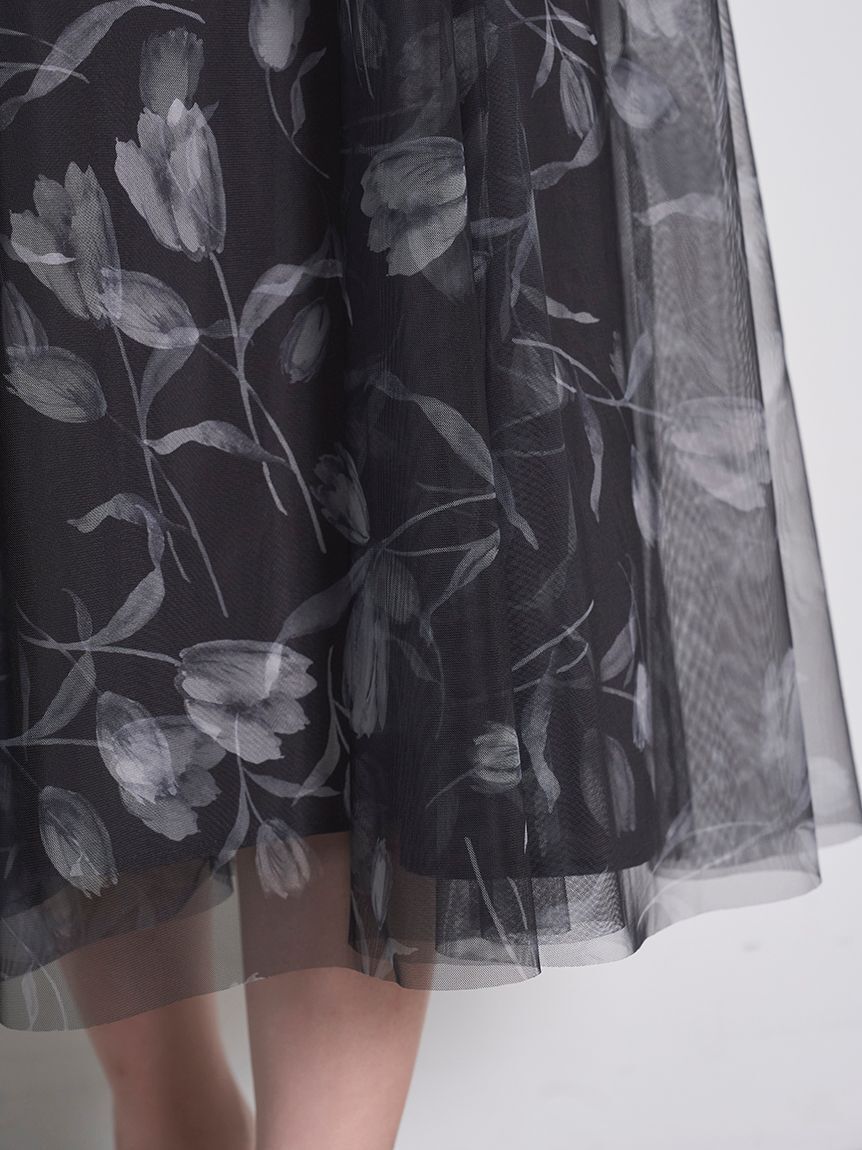 CELFORD「レイヤードフラワープリントワンピース」|ワンピース|