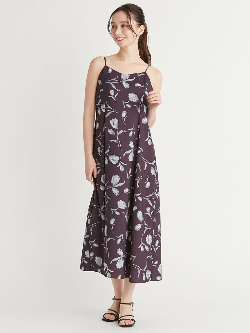 CELFORD「レイヤードフラワープリントワンピース」|ワンピース|