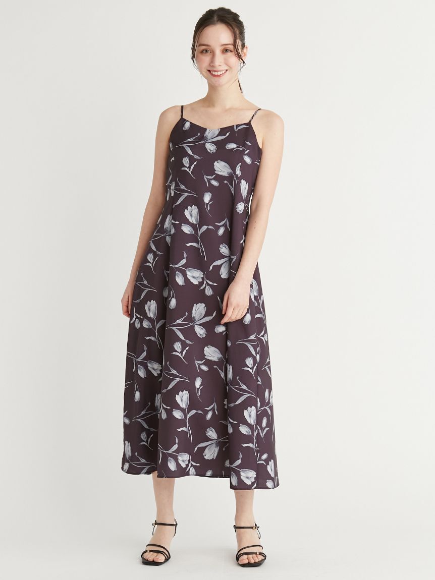 CELFORD「レイヤードフラワープリントワンピース」|ワンピース|