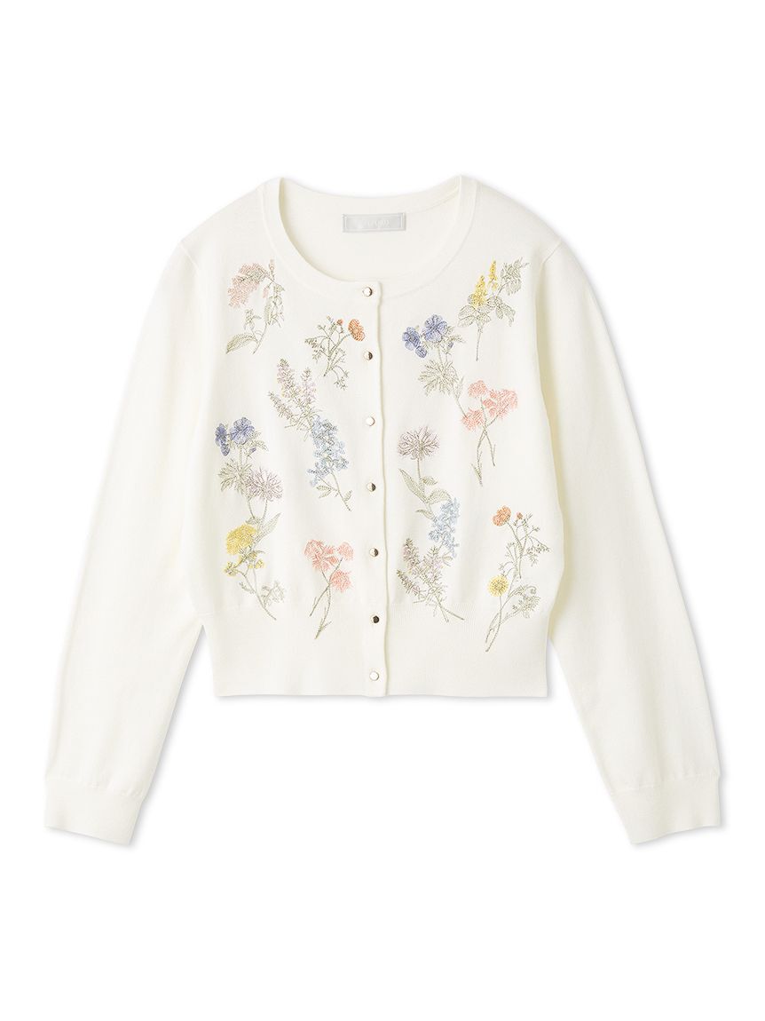 CELFORD「フラワー刺繍カーディガン」|カーディガン|