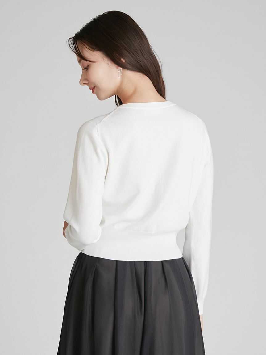 CELFORD「フラワー刺繍カーディガン」|カーディガン|