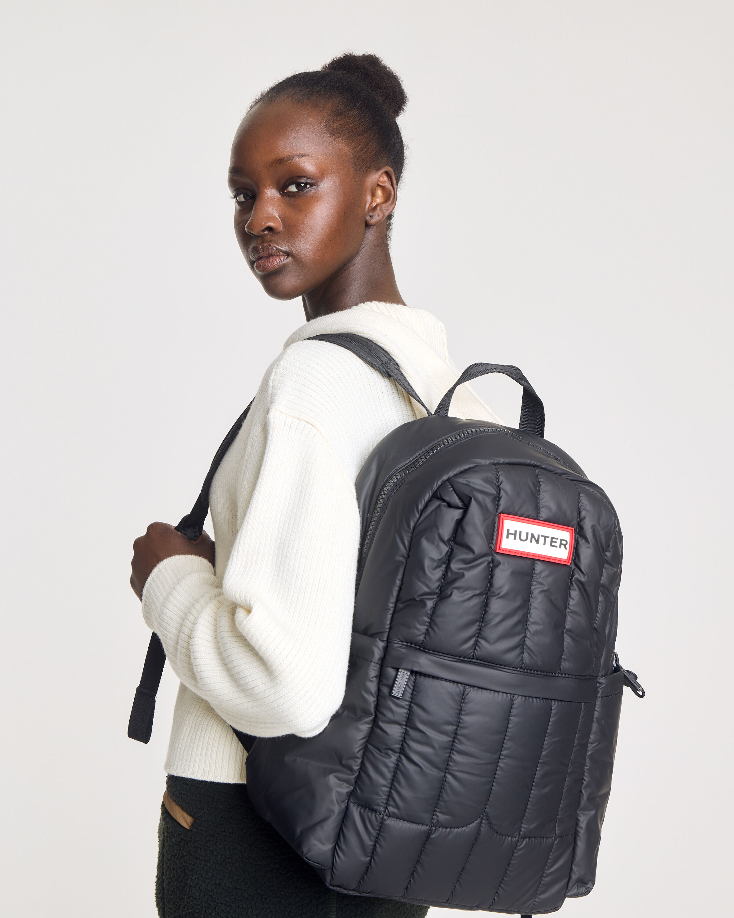 HUNTER「イントレピッド パファー ラージ バックパック」|リュック|