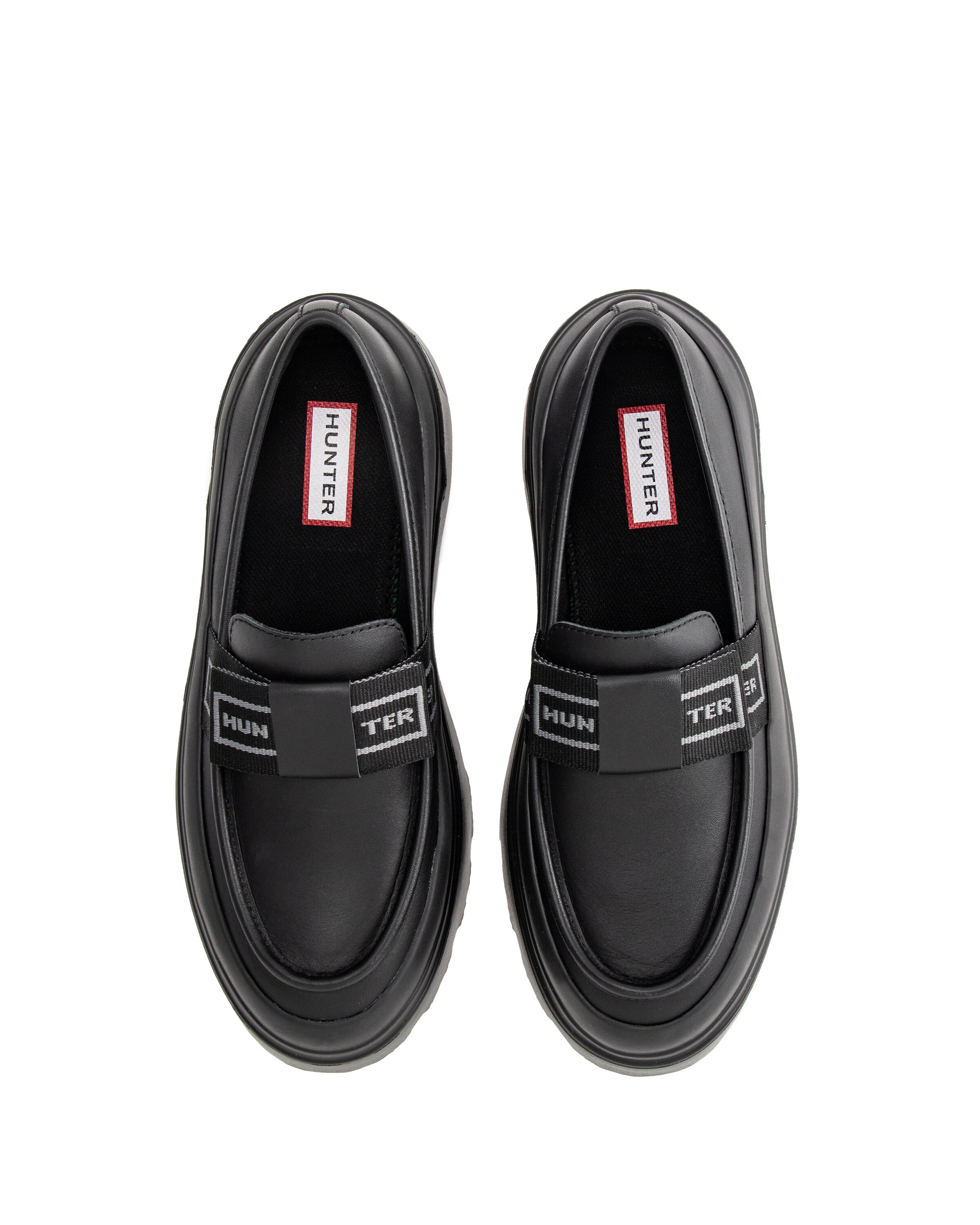 HUNTER「リファインド エクスプローラー フラットフォーム ボウ ローファー」|ローファー|