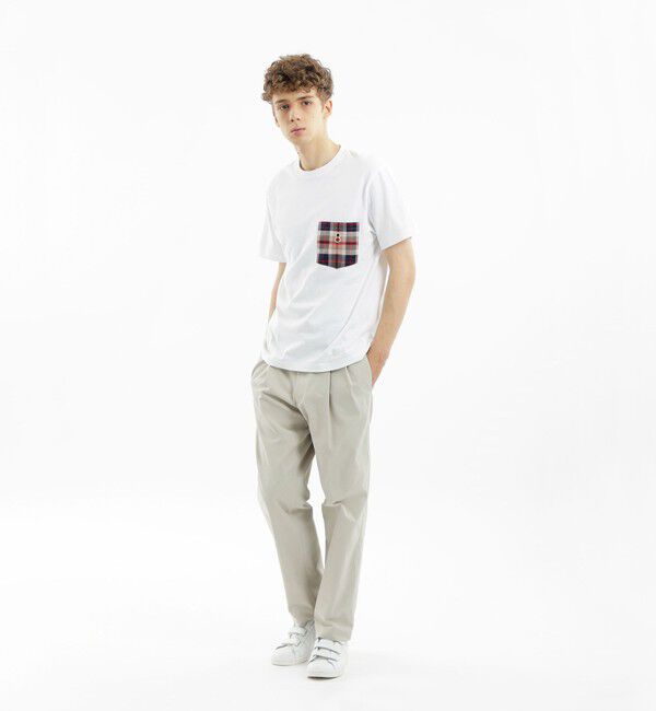 MACKINTOSH PHILOSOPHY「バッキンガムベア チェックポケット半袖Tシャツ」|Tシャツ・カットソー|