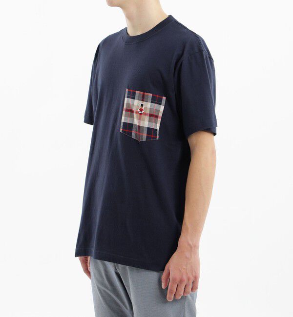 MACKINTOSH PHILOSOPHY「バッキンガムベア チェックポケット半袖Tシャツ」|Tシャツ・カットソー|