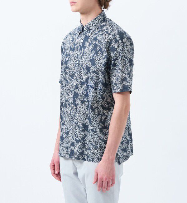 MACKINTOSH PHILOSOPHY「半袖ボタンダウンシャツ ミラクルウェーブ」|シャツ・ブラウス|