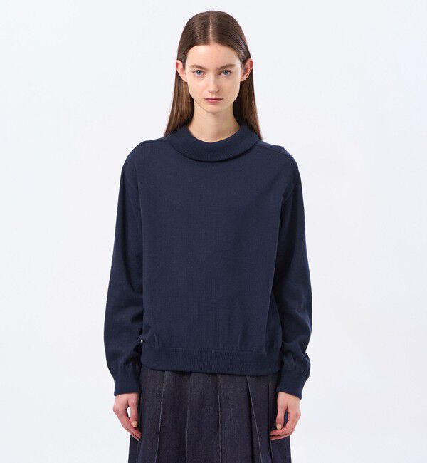 MACKINTOSH PHILOSOPHY「バイカラーロールニット」|ニット・セーター|