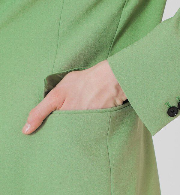  「カラージョーゼットジャケット」|テーラードジャケット|