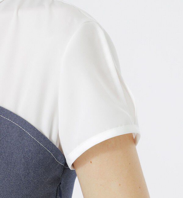  「ビスチェコンビハーフスリーブワンピース」|ワンピース|