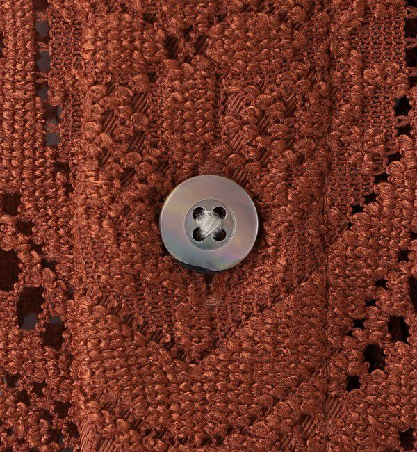  「ジャカードレースショートスリーブシャツ」|シャツ・ブラウス|