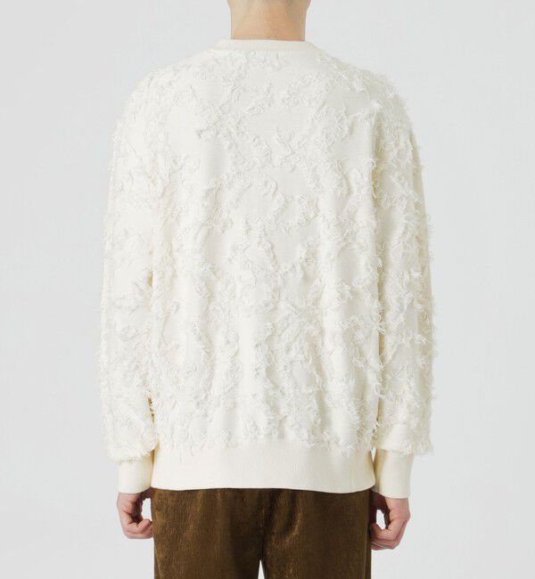  「フリンジジャカードクルーカーディガン」|ニット・セーター|