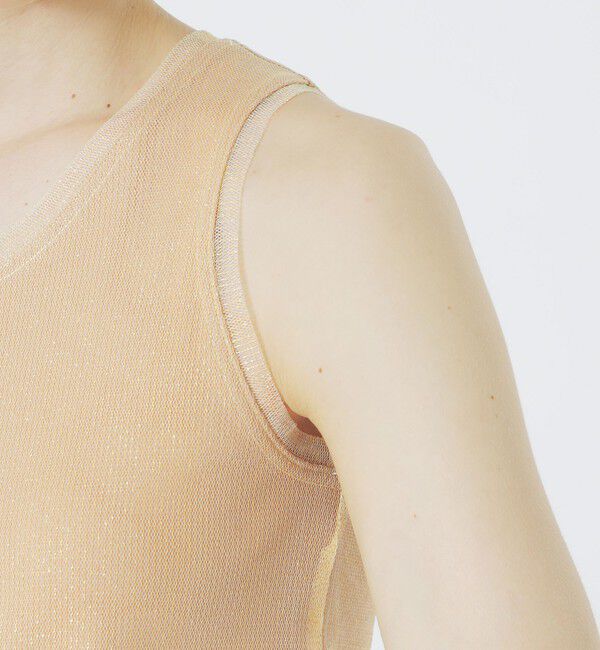  「ラメチュールタンクトップ」|Tシャツ・カットソー|