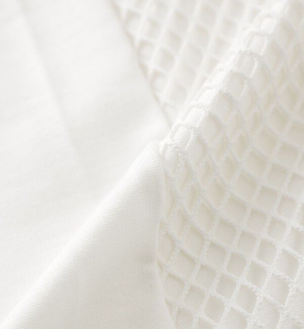  「メッシュレースコンビTシャツ」|Tシャツ・カットソー|