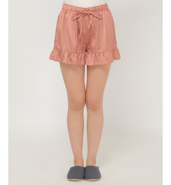 IKKA LOUNGE「ドット柄フリルショートパンツ」|その他|