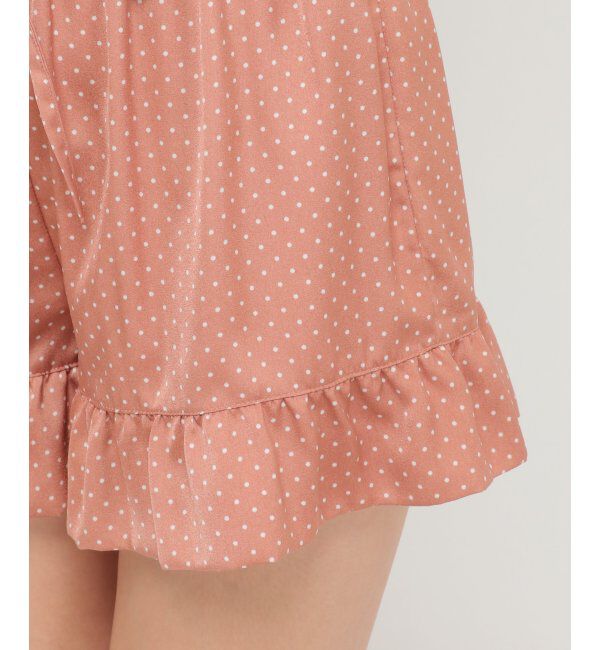 IKKA LOUNGE「ドット柄フリルショートパンツ」|その他|