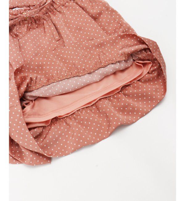 IKKA LOUNGE「ドット柄フリルショートパンツ」|その他|