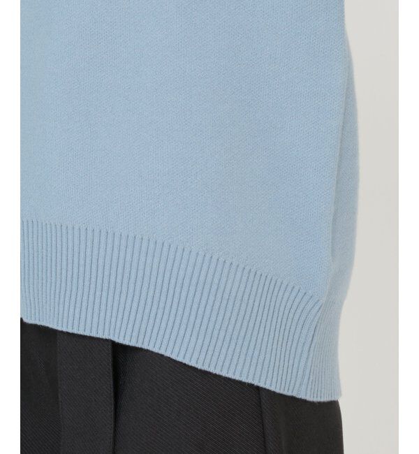 ikka「ダブルフェイススウェットライクニット」|プルオーバー|