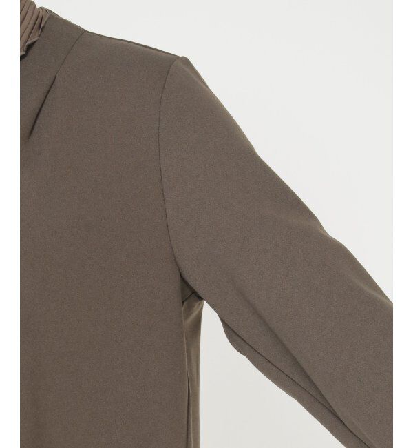 IKKA LOUNGE「プリーツタイ付きブラウス」|シャツ・ブラウス|