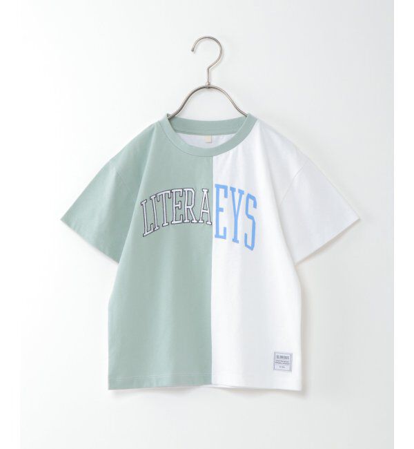 ikka kids「【キッズ】リメイク風カレッジT(120~160cm)」|Tシャツ・カットソー|