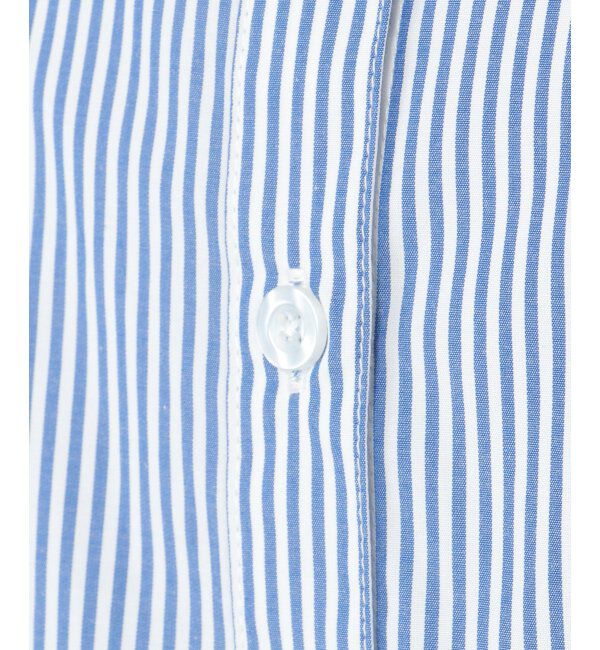 ikka「【イージーケア】ストライプ長袖シャツ」|シャツ・ブラウス|