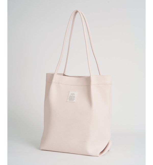 ikka「ラクカルクシュットPUトートバッグ」|その他|オフホワイト