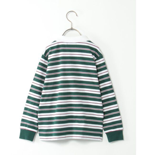 ikka kids「切り替えボーダーラガーTシャツ（120~160cm）」|Tシャツ・カットソー|