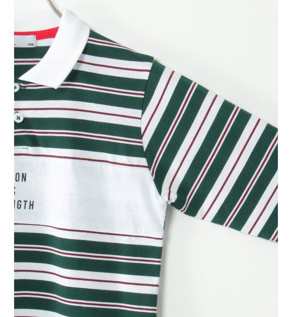 ikka kids「切り替えボーダーラガーTシャツ（120~160cm）」|Tシャツ・カットソー|