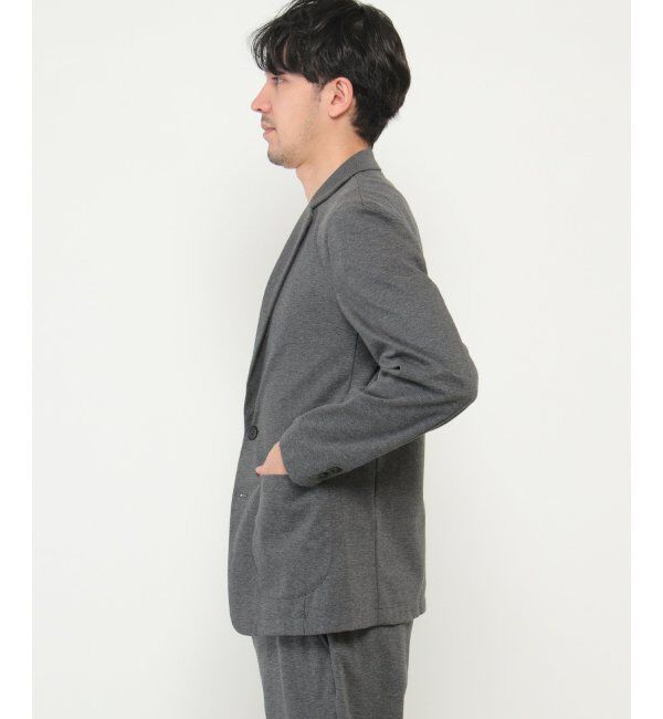 IKKA LOUNGE「【イージーケア／シワ軽減】イージーケアストレッチテーラードジャケット」|テーラードジャケット|