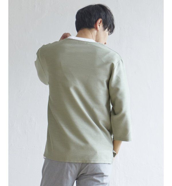 ikka「【吸水速乾】7分easyケアシャツTインナーセット」|シャツ・ブラウス|