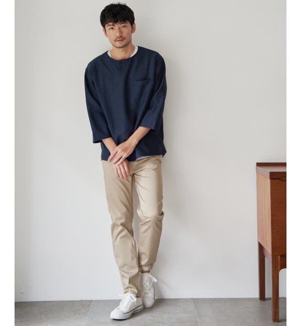 ikka「【吸水速乾】7分easyケアシャツTインナーセット」|シャツ・ブラウス|