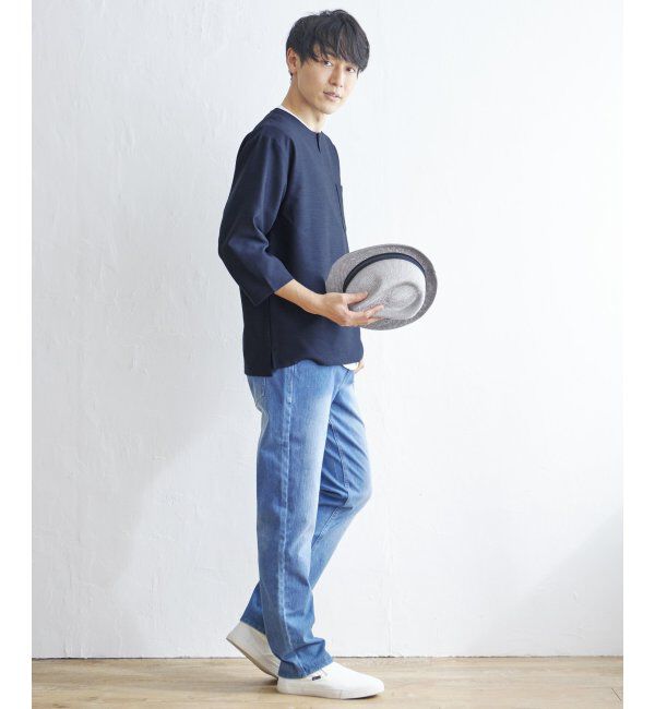 ikka「【吸水速乾】7分easyケアシャツTインナーセット」|シャツ・ブラウス|