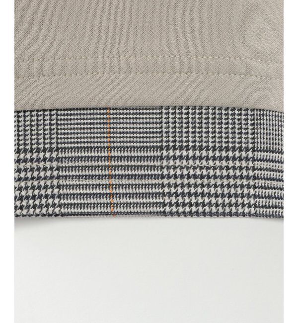 ikka kids「キーネックチェックレイヤードT（120~160cm）」|Tシャツ・カットソー|