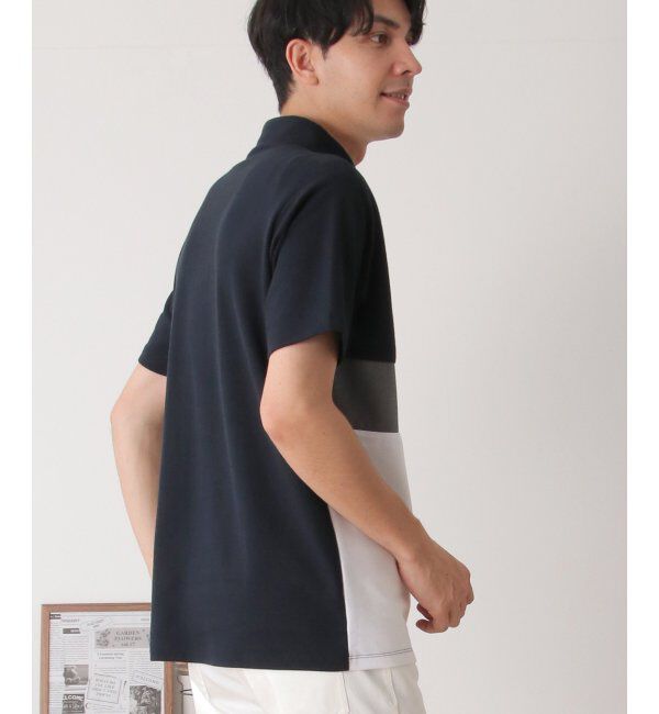 ikka「鹿の子切り替えポロシャツ」|その他|