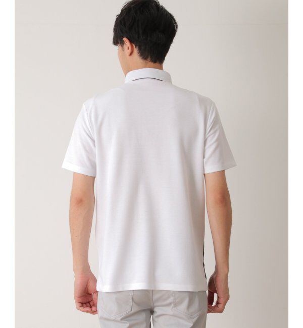 ikka「鹿の子切り替えポロシャツ」|その他|