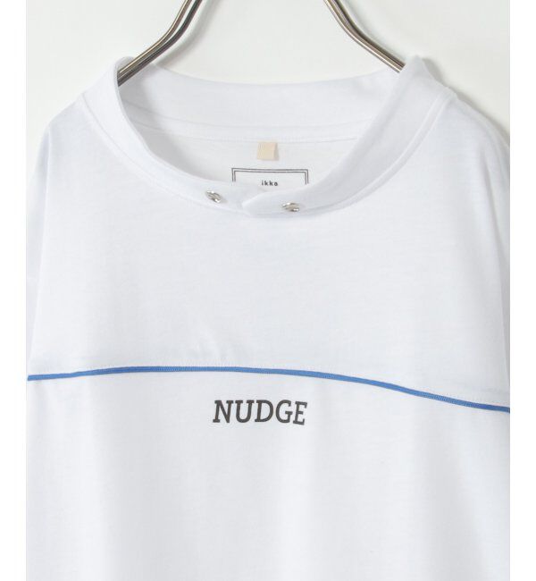 ikka kids「ルーイカラー胸パイピングTシャツ（120~160cm）」|Tシャツ・カットソー|