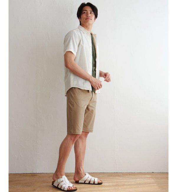 ikka「パナマレギュラーカラー半袖シャツ」|シャツ・ブラウス|