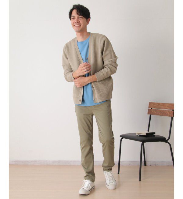 ikka「ラクカルニット鹿の子カーディガン」|その他|