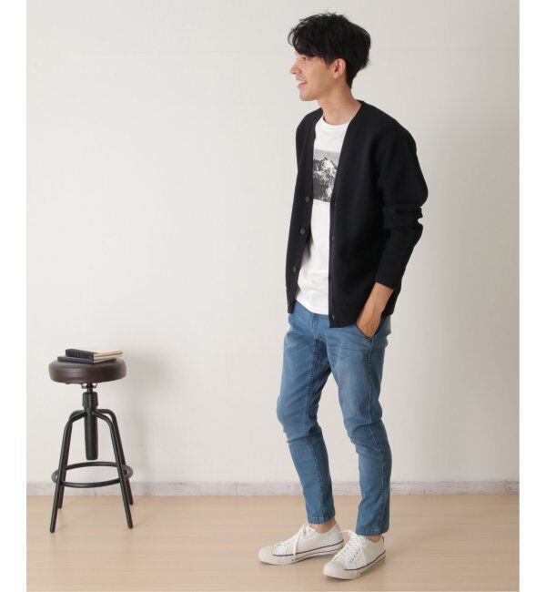 ikka「ラクカルニット鹿の子カーディガン」|その他|