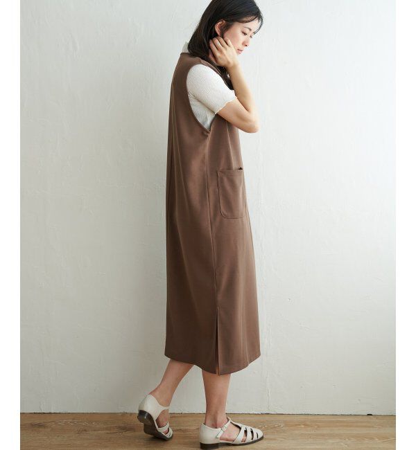 ikka「【2点セット】ジャンスカメローインナーアンサンブル」|ワンピース|