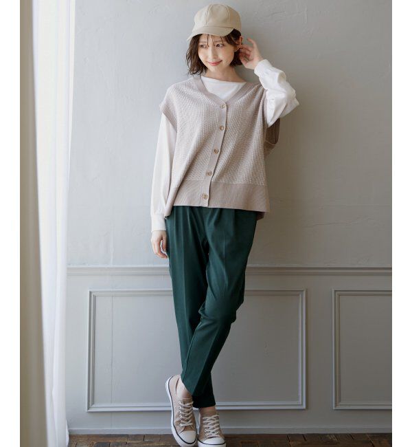 ikka「【2点セット】3WAYニットベストアンアンブル」|ニット・セーター|