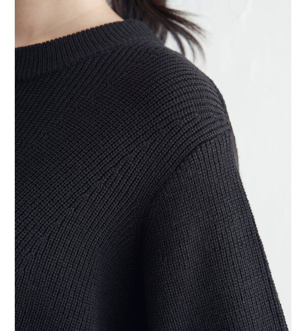 ikka「裾レイヤードニットプルオーバー」|プルオーバー|