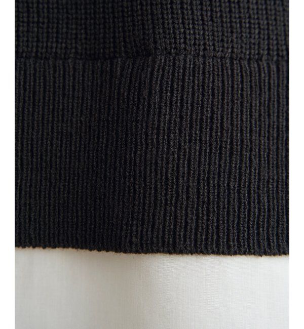 ikka「裾レイヤードニットプルオーバー」|プルオーバー|