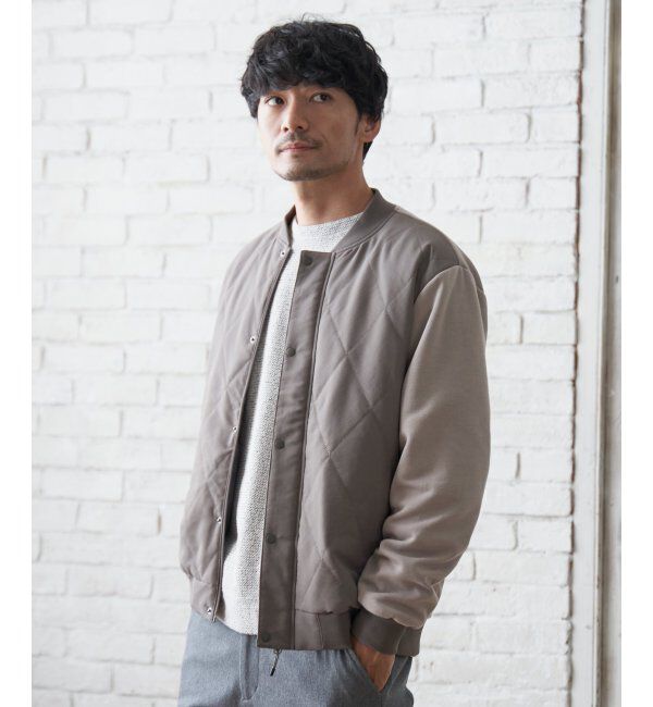 ikka「sorona(R)コンビ中綿ブルゾン」|ブルゾン・スタジャン|