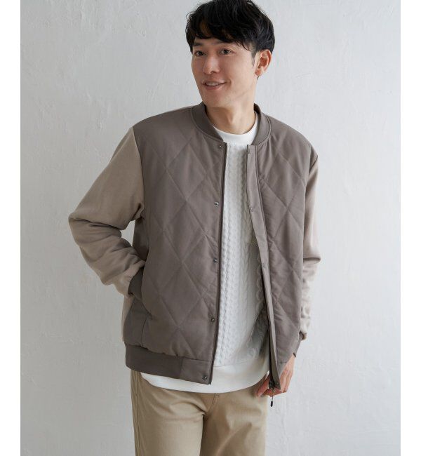 ikka「sorona(R)コンビ中綿ブルゾン」|ブルゾン・スタジャン|